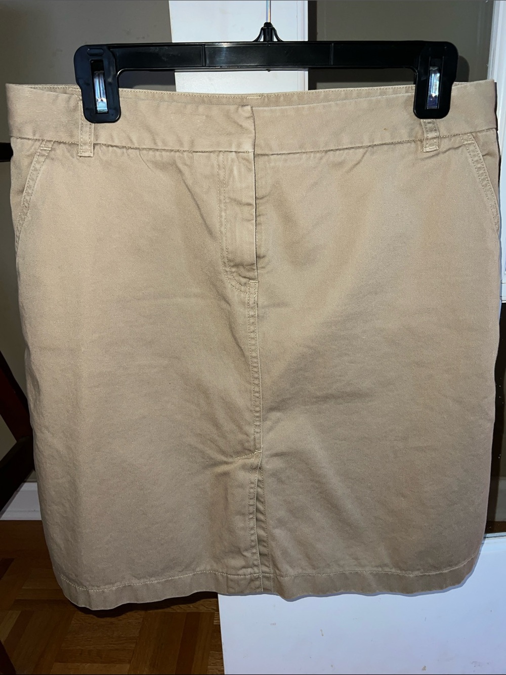 J. Crew Beige Cotton Mini Skirt